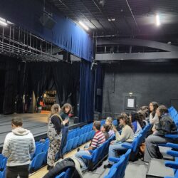 Les étudiant.e.s à la découverte du Grand Bleu !