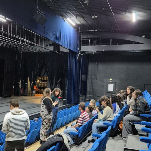 Les étudiant.e.s à la découverte du Grand Bleu !