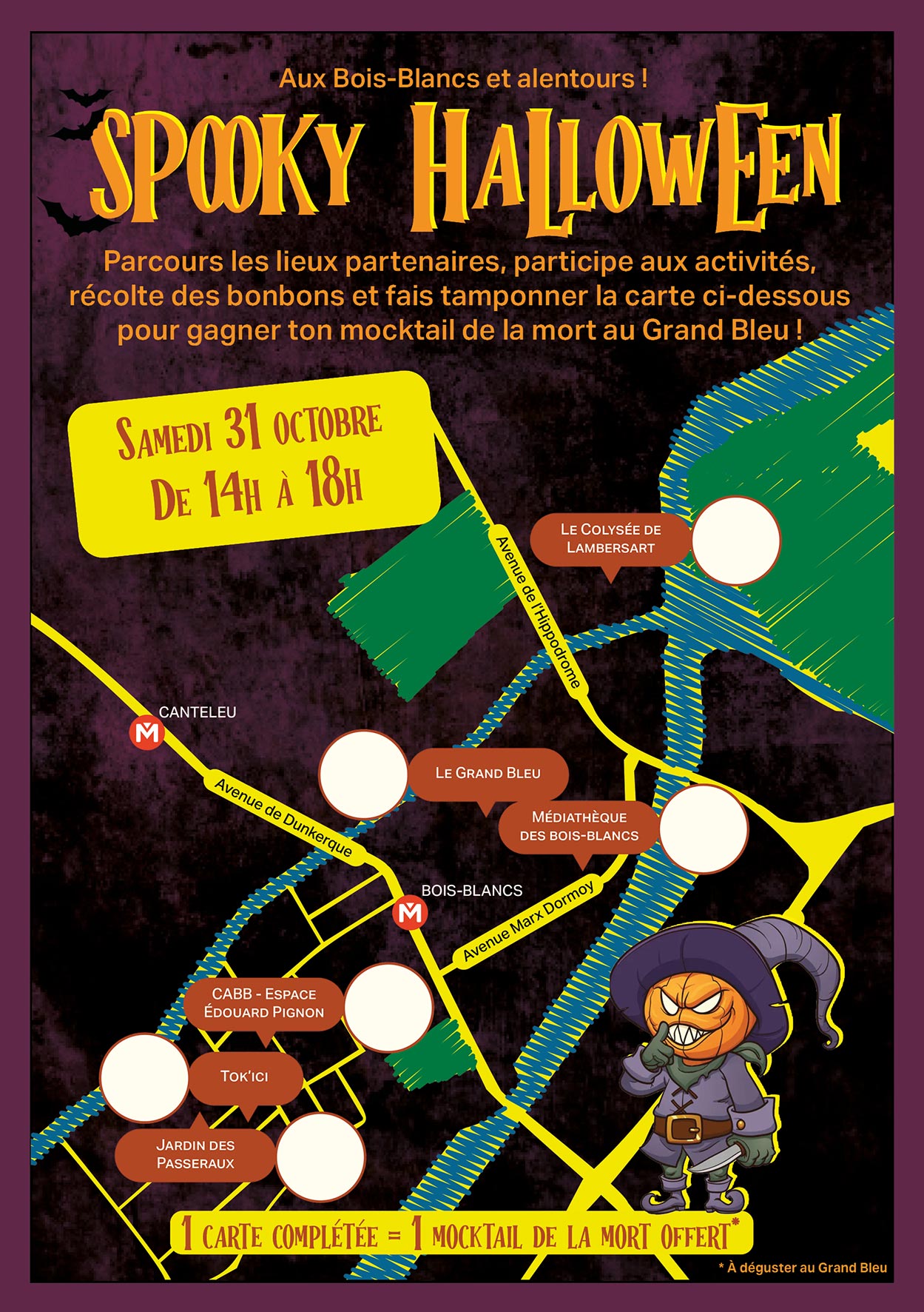 Flyer Spooky Halloween